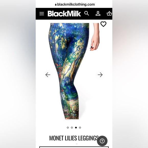 BLACKMILK MONET LILIES LEGGINGS XS - Picture 2 of 7